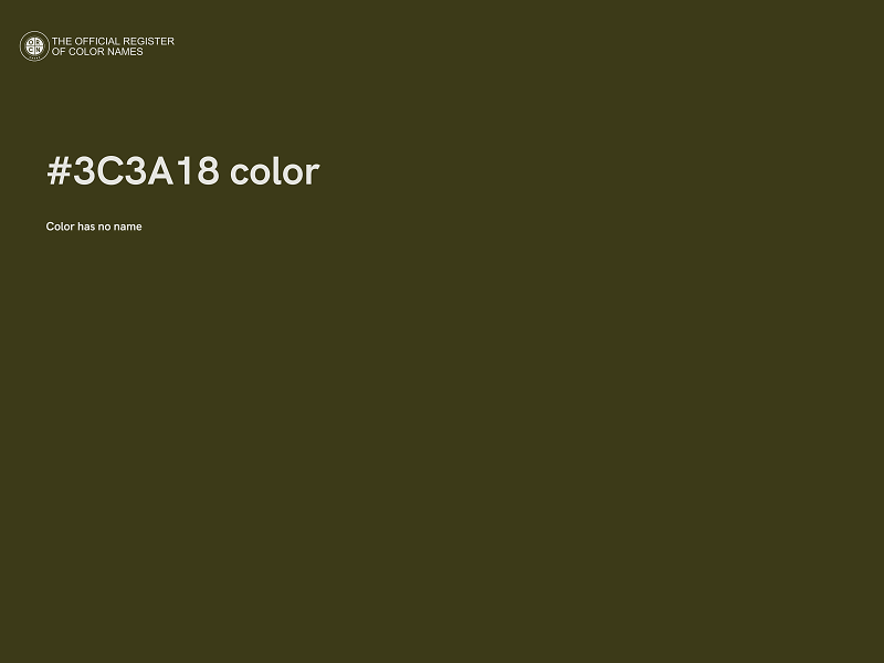 #3C3A18 color image