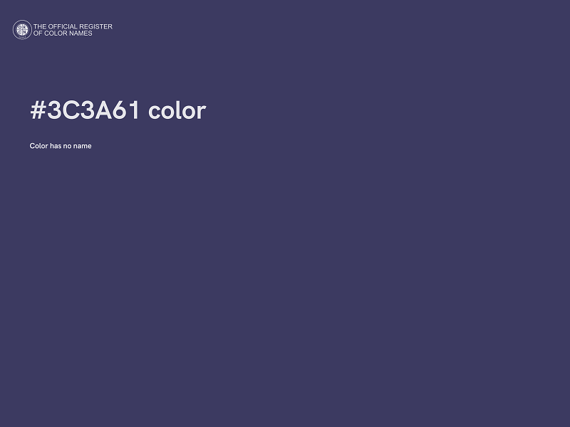 #3C3A61 color image