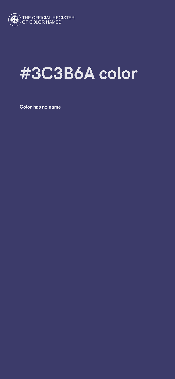 #3C3B6A color image