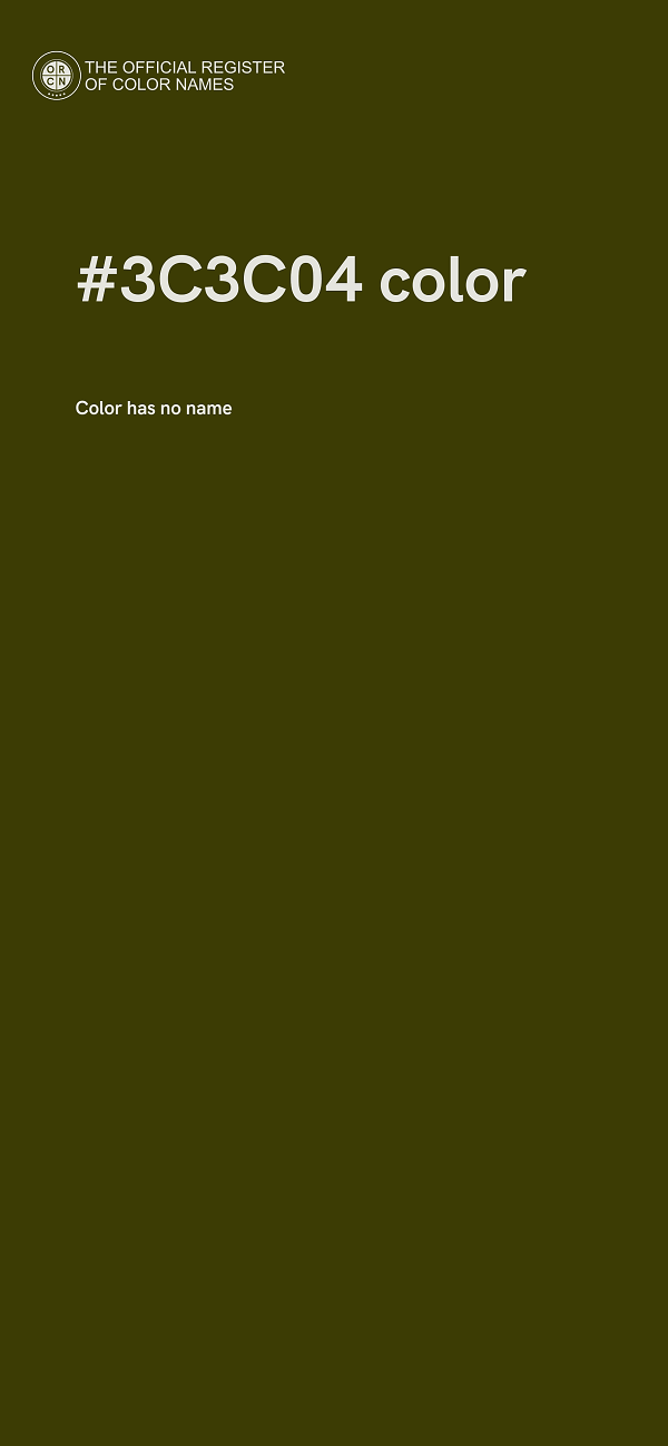 #3C3C04 color image