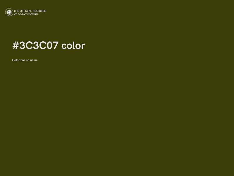 #3C3C07 color image