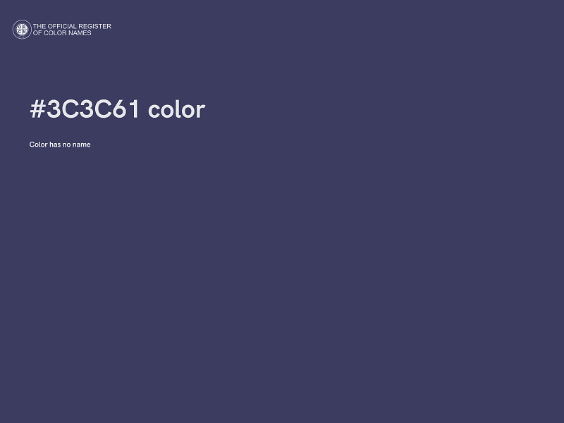 #3C3C61 color image