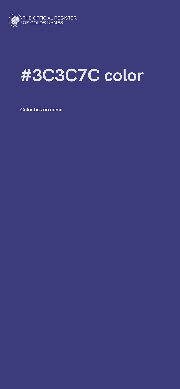 #3C3C7C color image