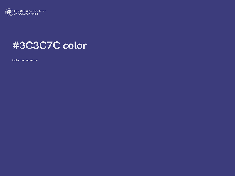 #3C3C7C color image