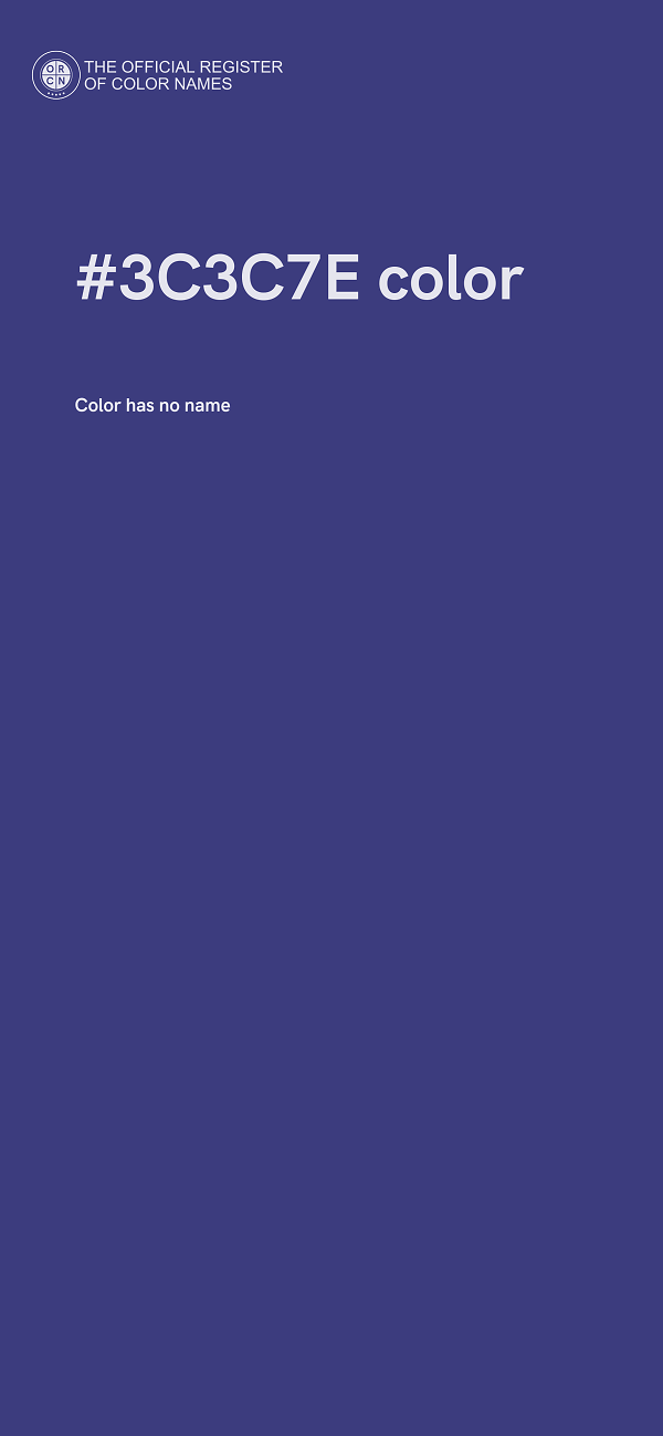 #3C3C7E color image