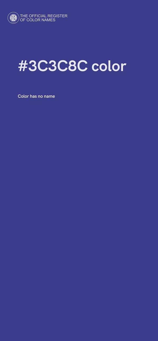 #3C3C8C color image