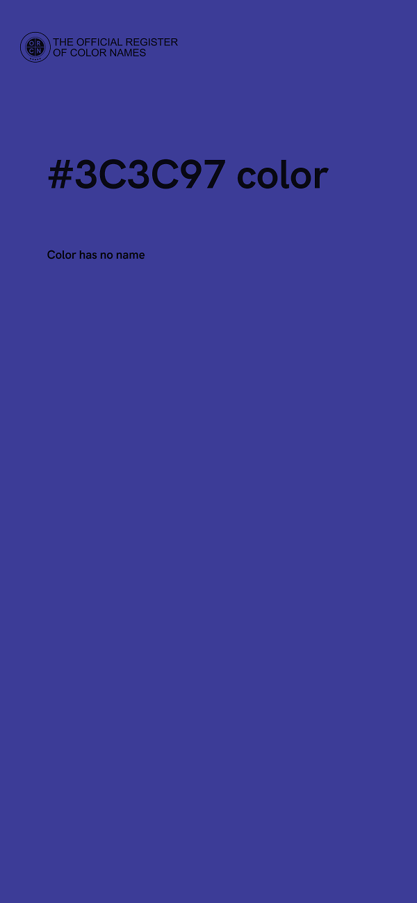 #3C3C97 color image