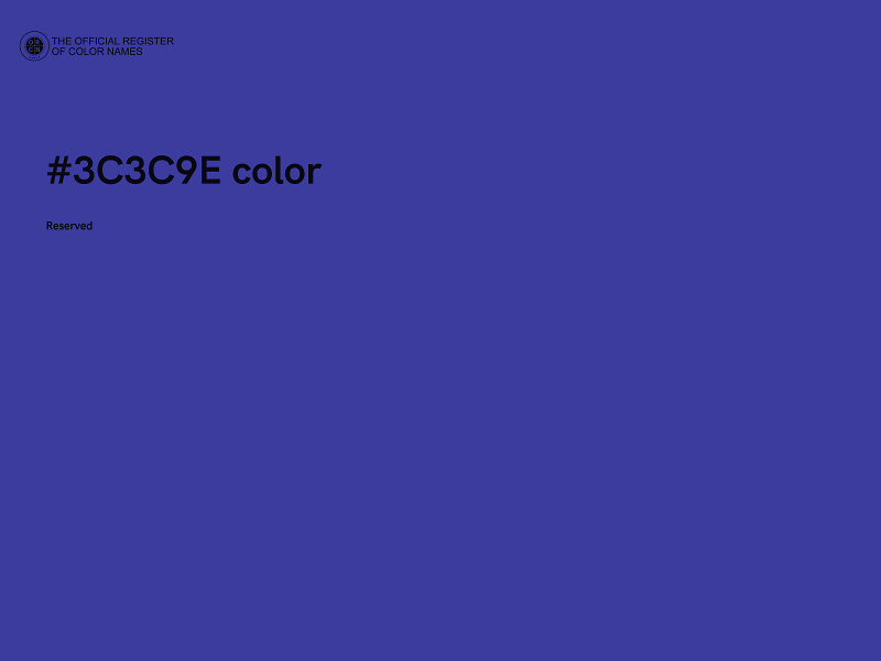 #3C3C9E color image