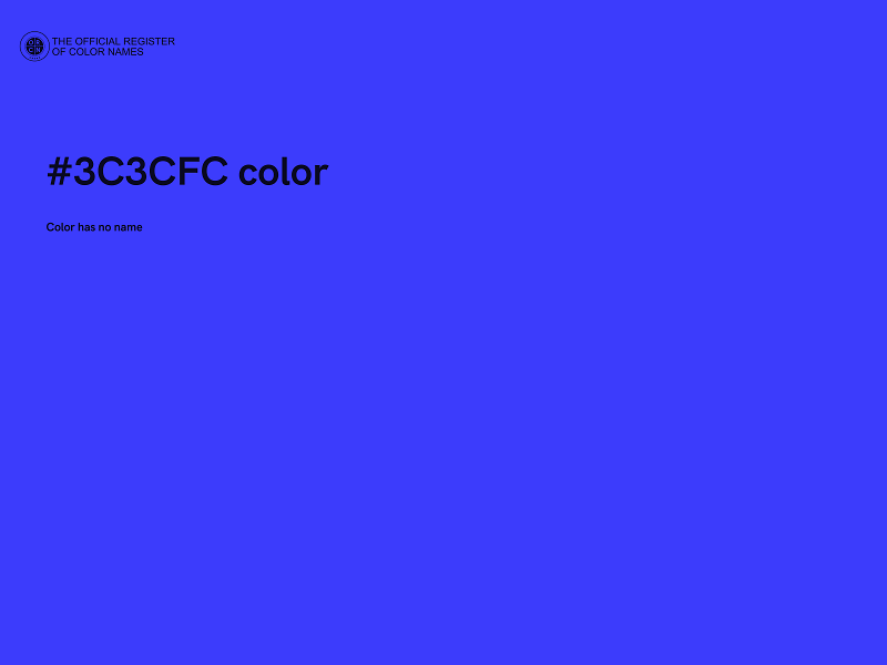 #3C3CFC color image