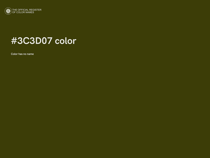 #3C3D07 color image