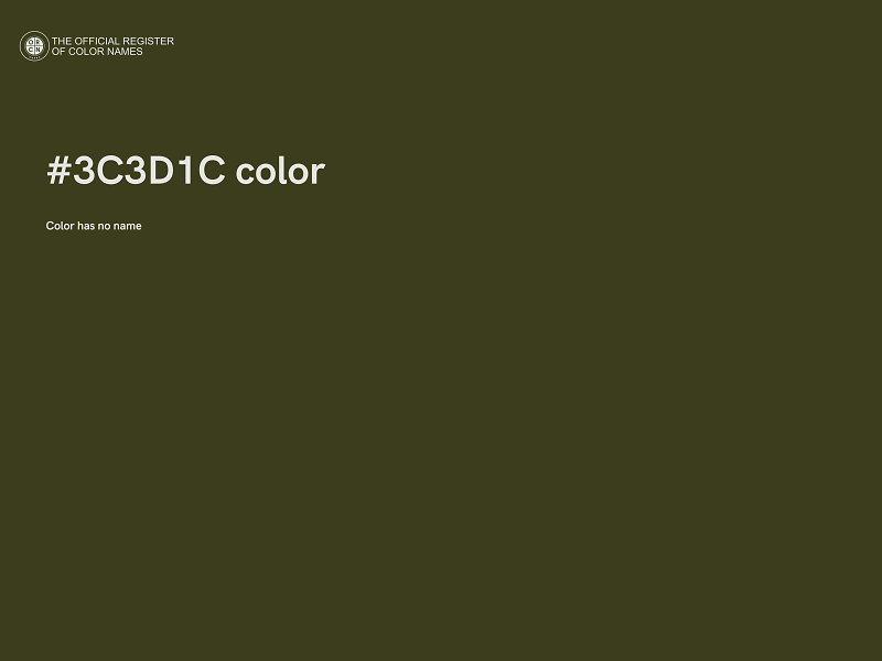 #3C3D1C color image