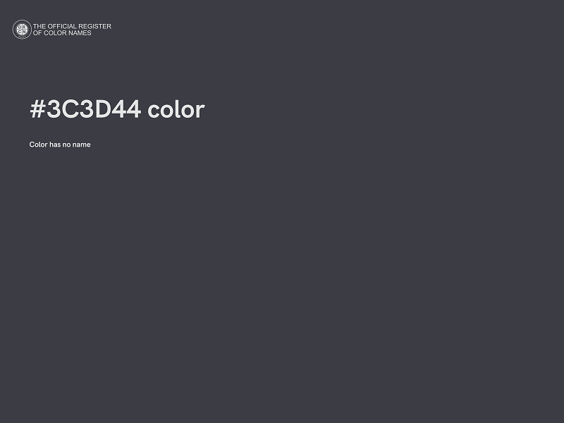 #3C3D44 color image