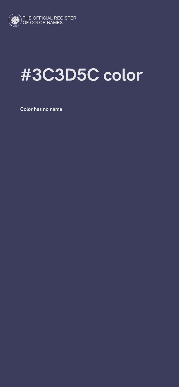 #3C3D5C color image