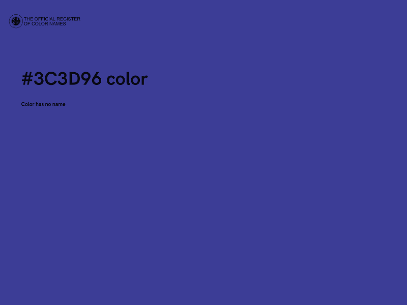 #3C3D96 color image