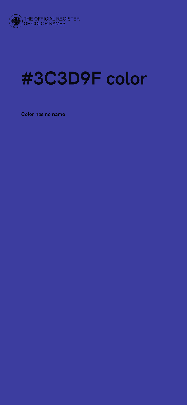 #3C3D9F color image