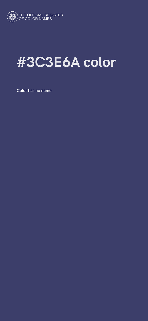 #3C3E6A color image