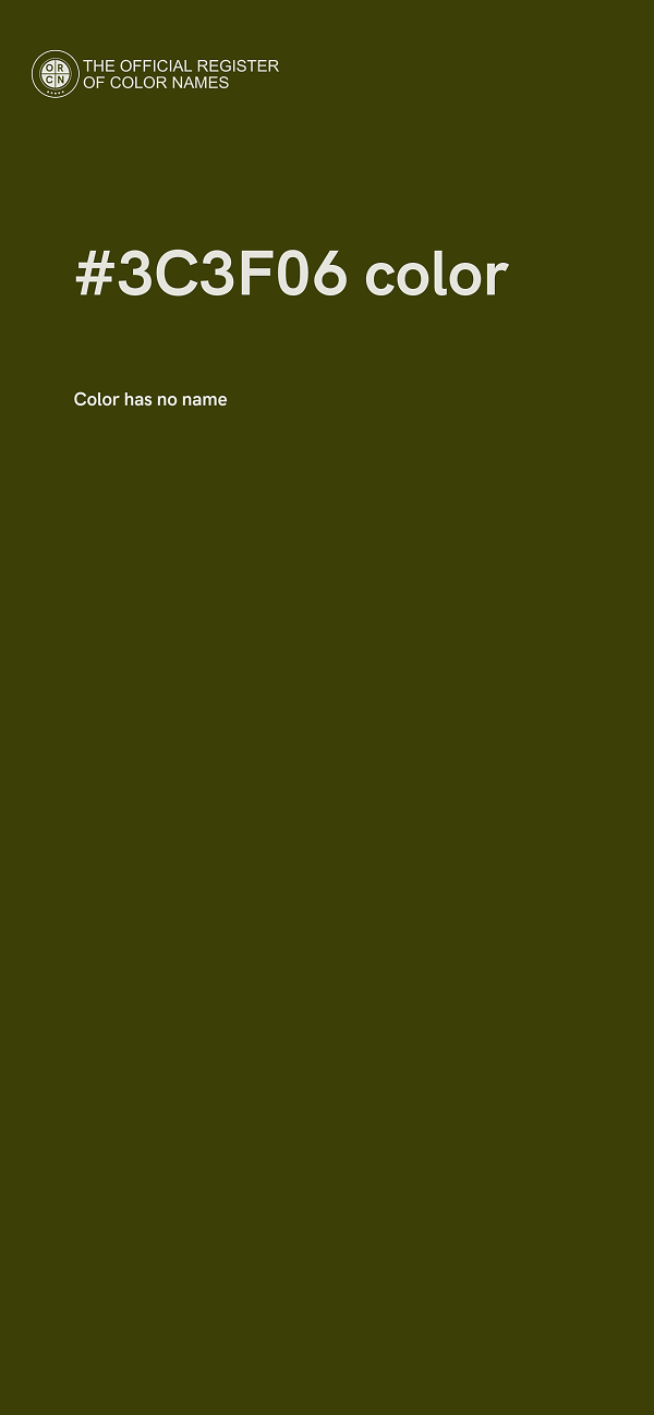 #3C3F06 color image