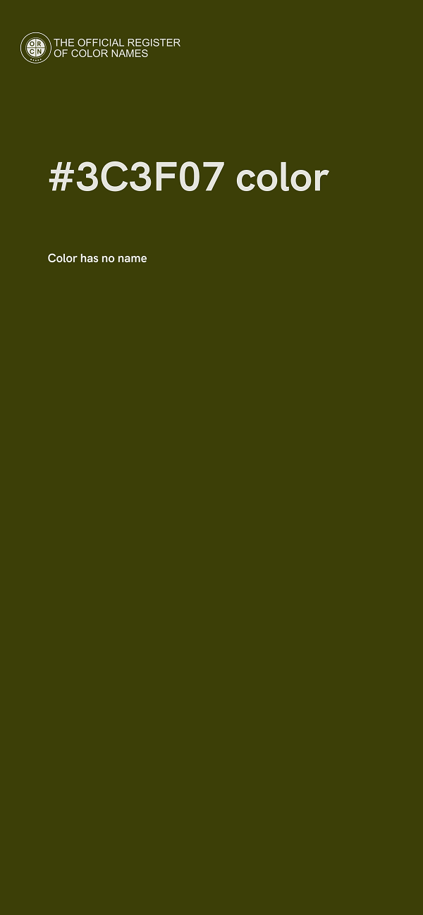 #3C3F07 color image