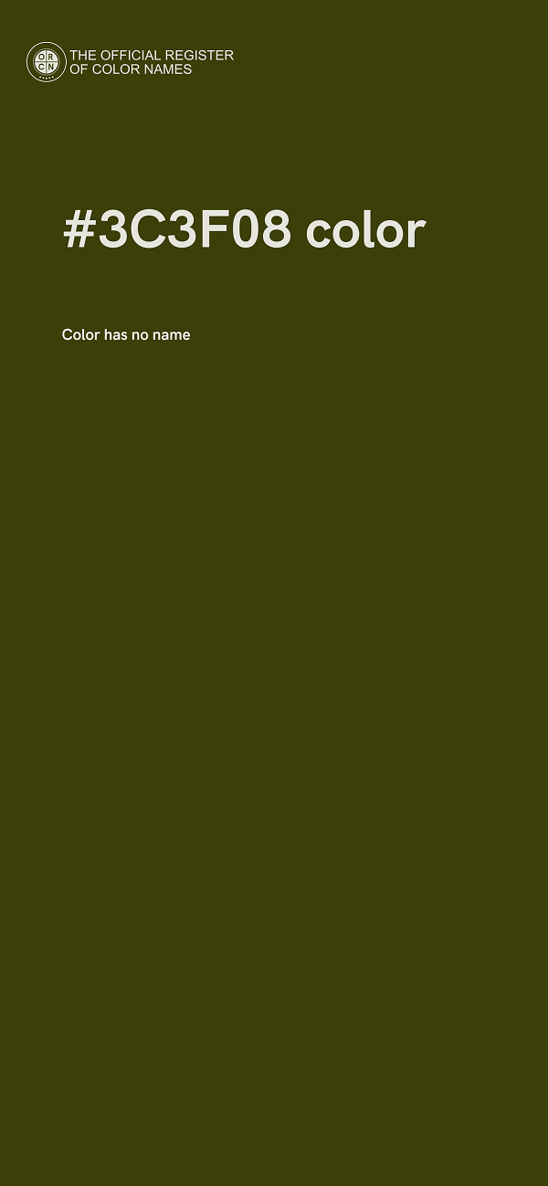 #3C3F08 color image