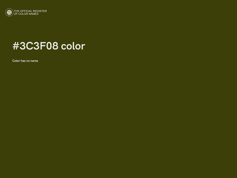 #3C3F08 color image