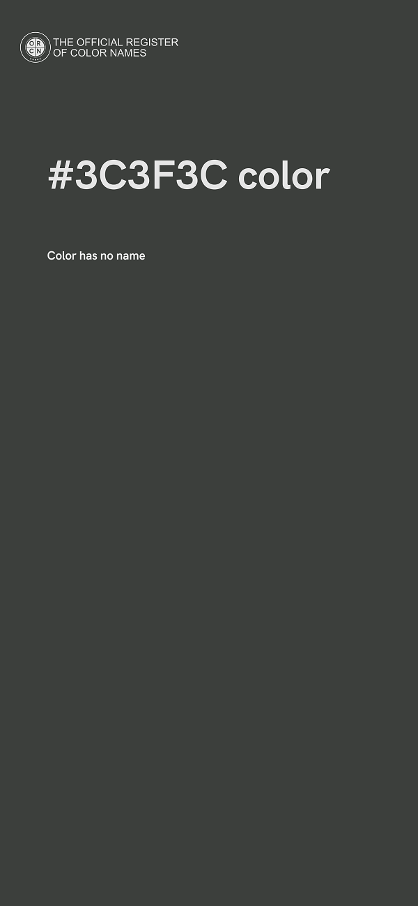 #3C3F3C color image
