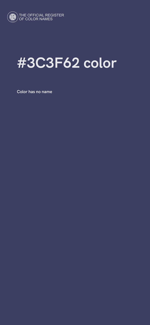 #3C3F62 color image