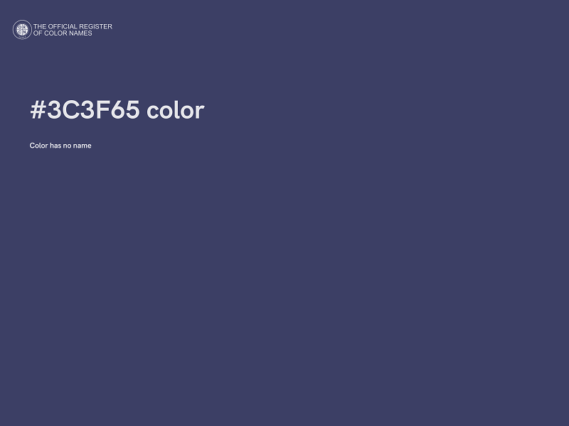 #3C3F65 color image