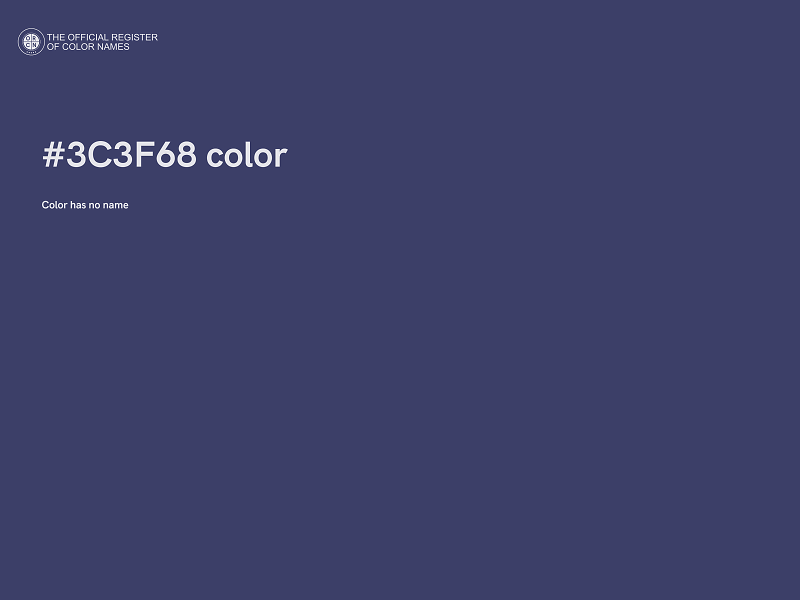 #3C3F68 color image