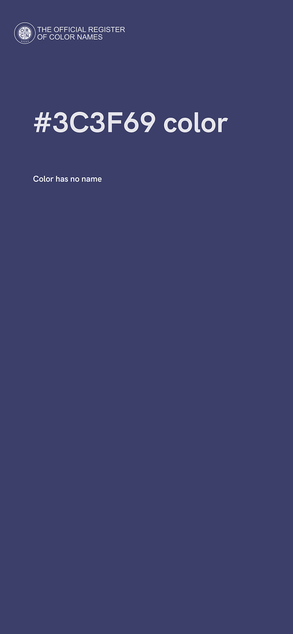 #3C3F69 color image