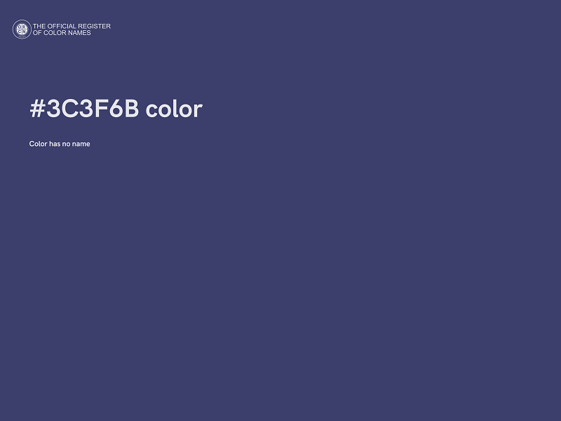 #3C3F6B color image
