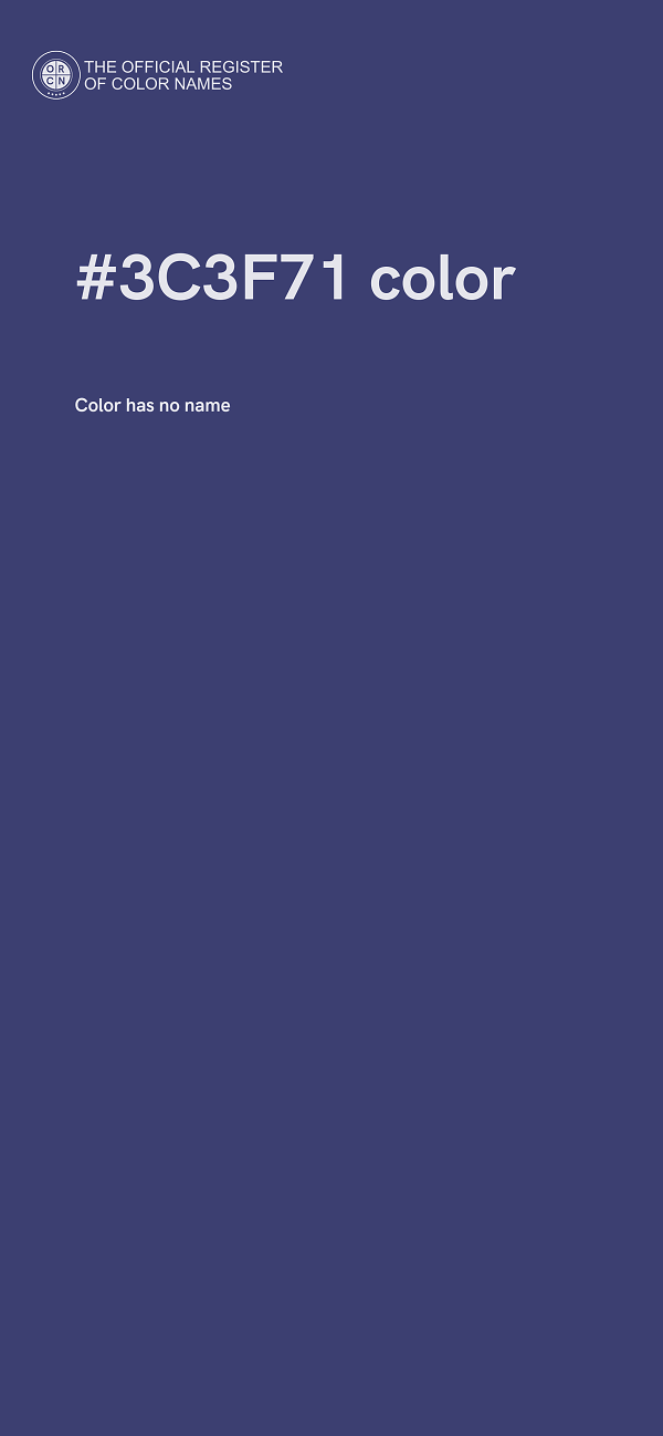 #3C3F71 color image