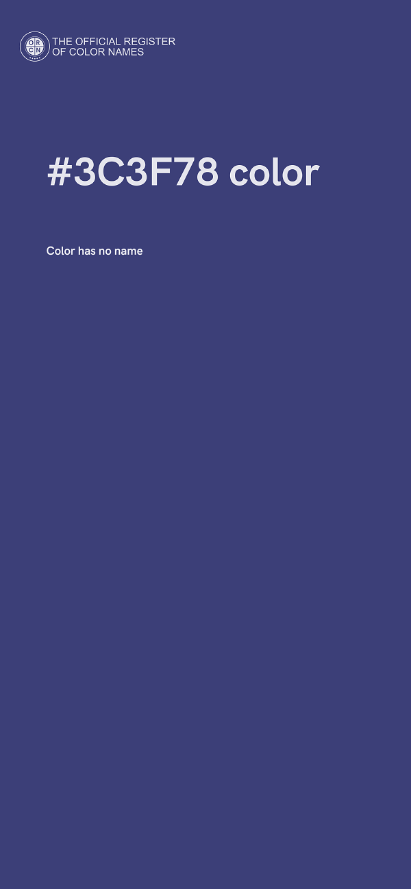 #3C3F78 color image