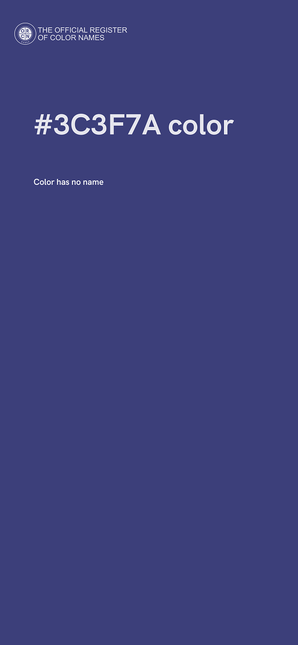 #3C3F7A color image