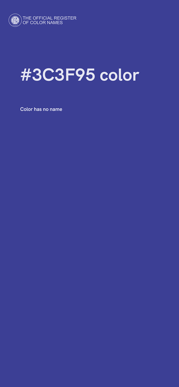 #3C3F95 color image