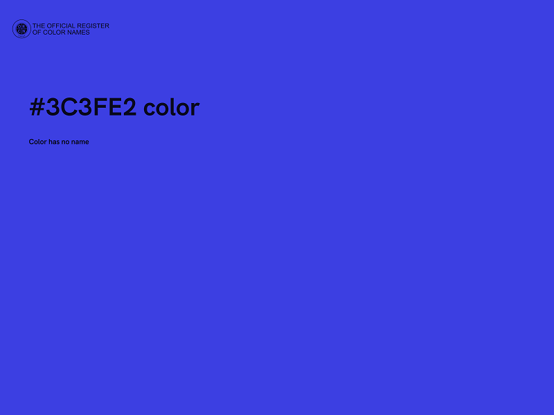 #3C3FE2 color image