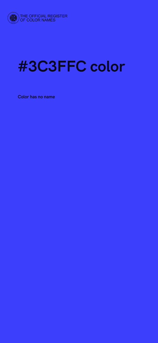 #3C3FFC color image