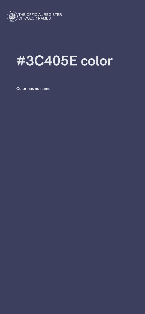 #3C405E color image