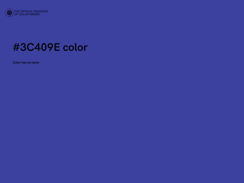 #3C409E color image