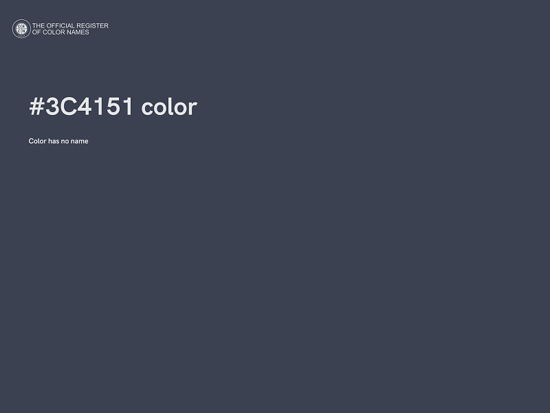 #3C4151 color image