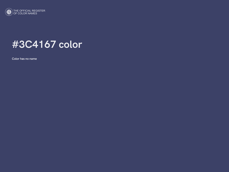 #3C4167 color image