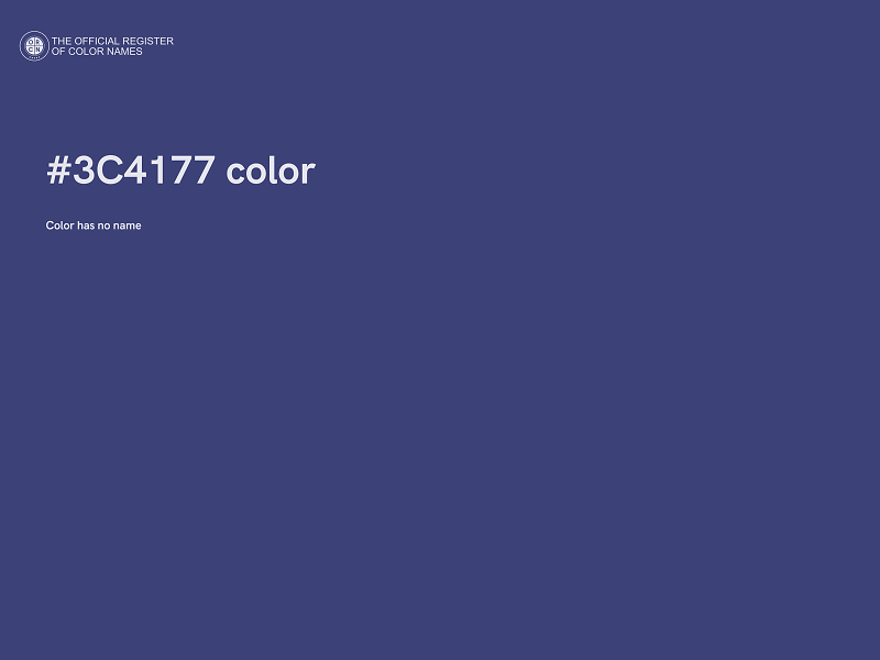 #3C4177 color image