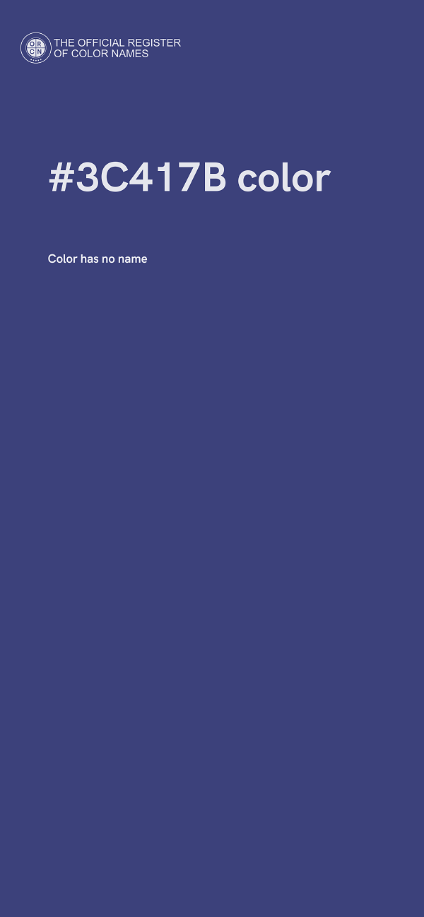 #3C417B color image