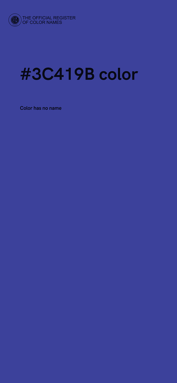 #3C419B color image