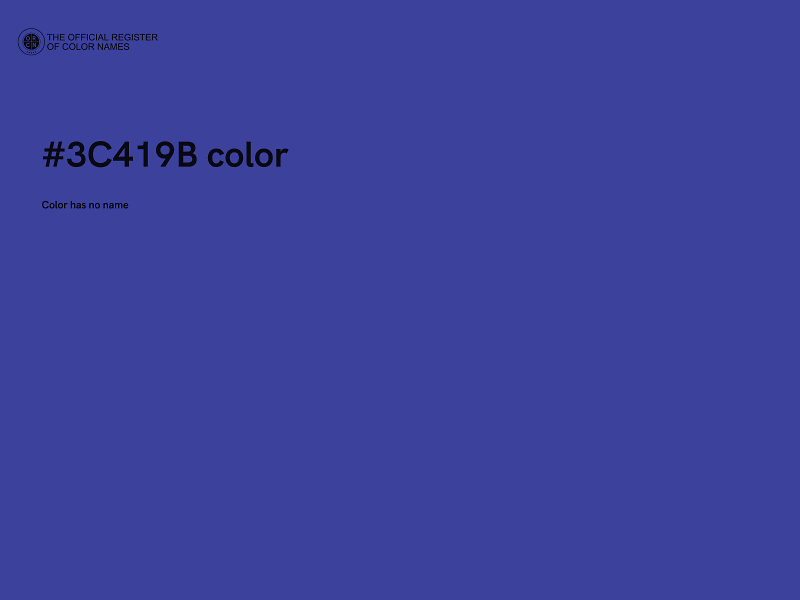 #3C419B color image