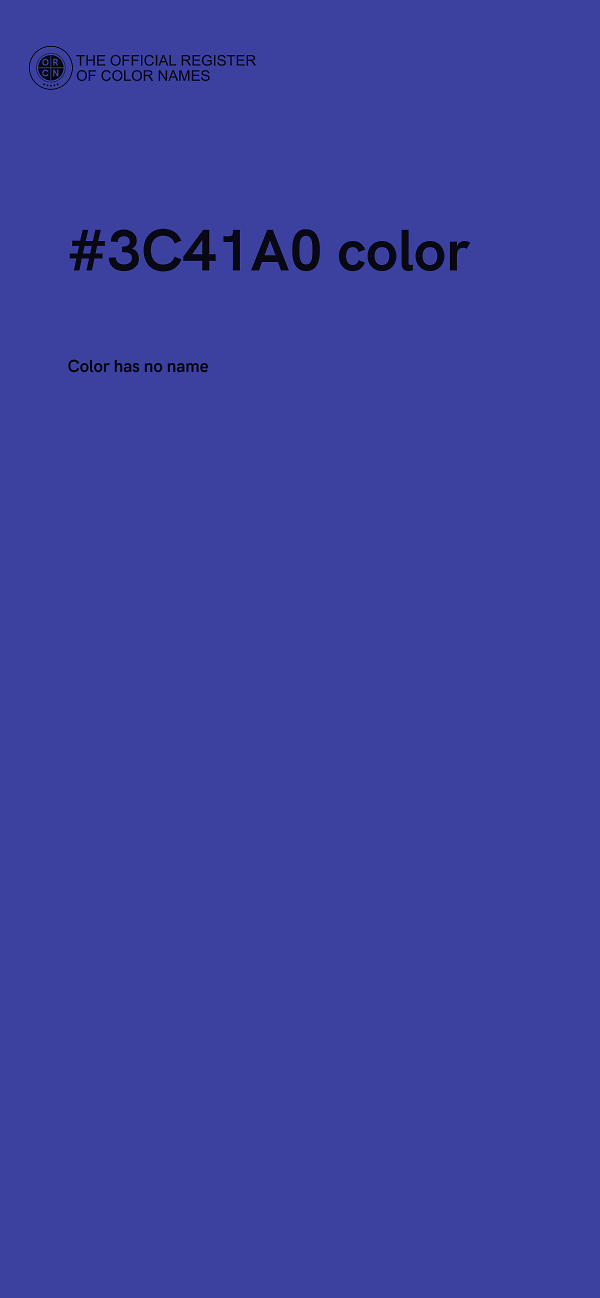 #3C41A0 color image