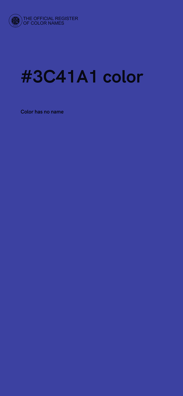 #3C41A1 color image