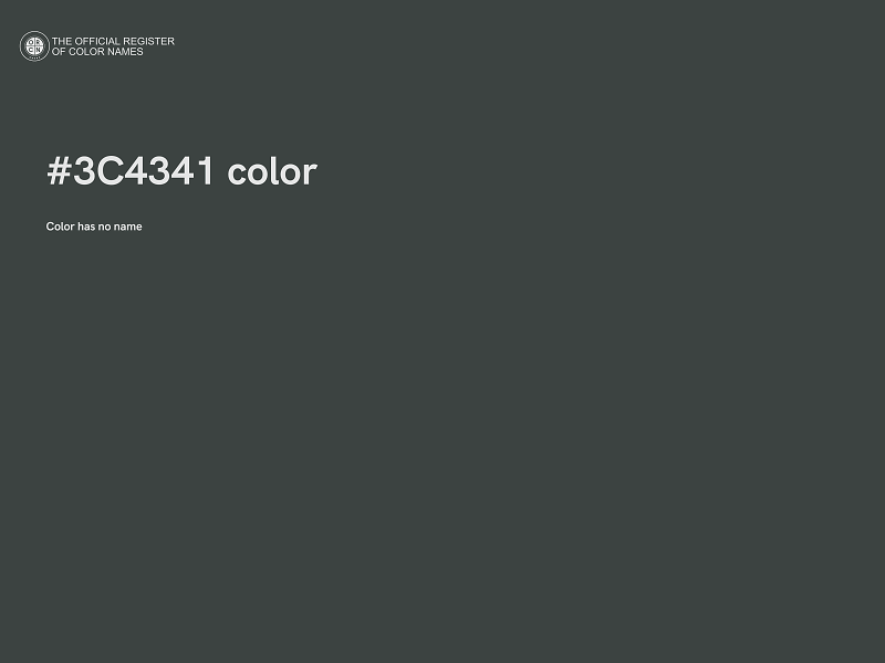 #3C4341 color image