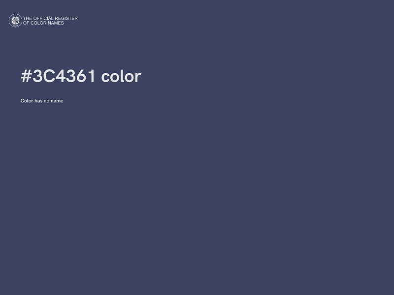 #3C4361 color image