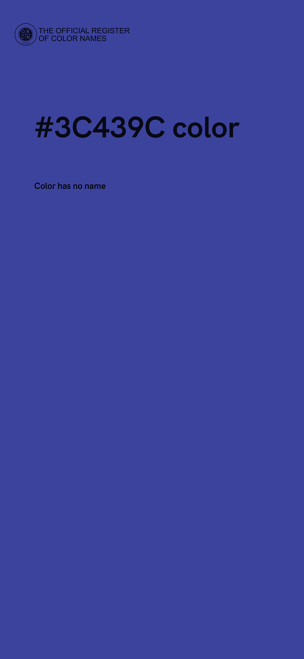 #3C439C color image