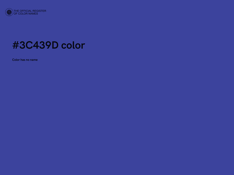#3C439D color image